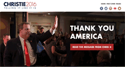 Desktop Screenshot of chrischristie.com